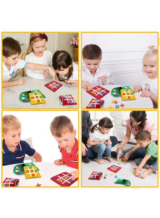 Timisea 48 Pcs Tic Tac Toe Strategic Board Game, Mini Strategic Board Game for Kids Family,Classic Mini Board Toys, Board Gifts for Students with Envelope,Birthday Party Gifts - Image 5