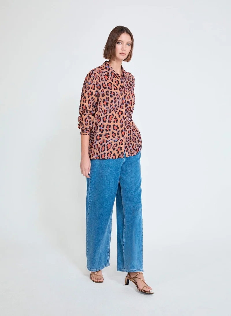Lola Casademunt Animal print shirt