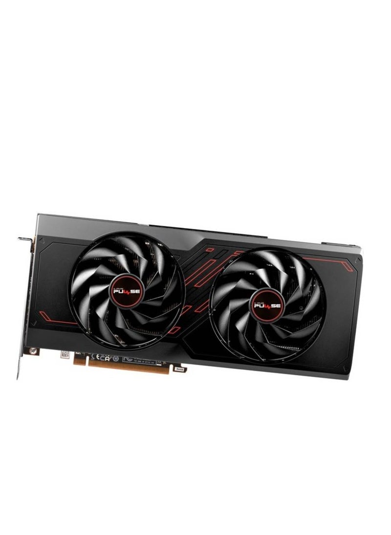 Sapphire - " Sapphire Pulse AMD Radeon RX 7700 XT Gaming Graphics Card,12GB GDDR6 192 bit Memory, 2544 MHz Boost Clock, 18Gbps Memory Speed, AMD RDNA 3, PCIE 4.0, 2x HDMI 2x DisplayPort, Black | 11335-04-20G" - Image 1