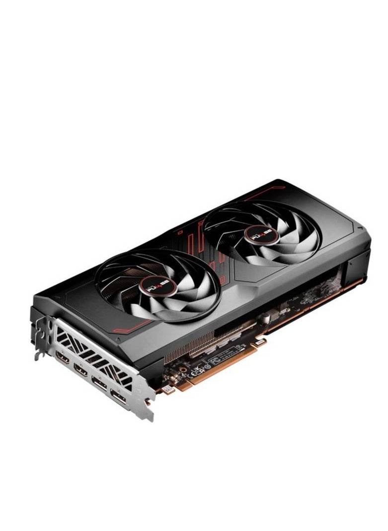 Sapphire - " Sapphire Pulse AMD Radeon RX 7700 XT Gaming Graphics Card,12GB GDDR6 192 bit Memory, 2544 MHz Boost Clock, 18Gbps Memory Speed, AMD RDNA 3, PCIE 4.0, 2x HDMI 2x DisplayPort, Black | 11335-04-20G" - Image 1