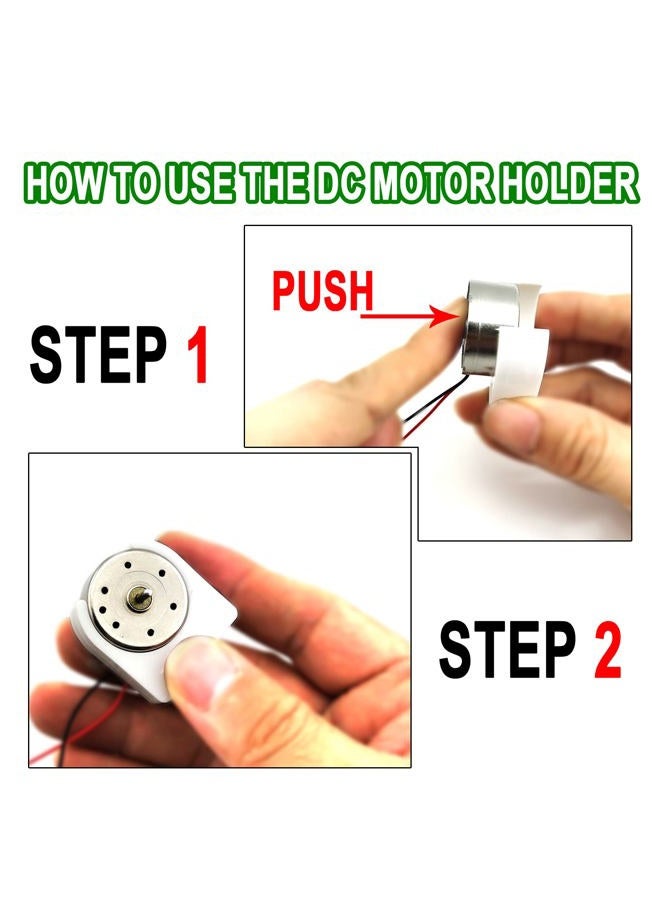 EUDAX 6 Set Mini Generator Motors 3V-12V DC Motor Electric Motor with Propellers Fan Leaf for DIY Electronic Toys Wind Turbine Hand Cranked Power Model School Project Educational Physics Experiment - Image 5