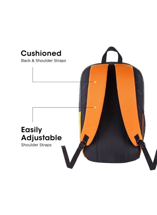 جير - حقيبة مدرسية مقاومة للماء Gear Superior Xl 17L / حقيبة ظهر عادية / حقيبة جامعية للرجال / النساء (رمادي-برتقالي) - Image 1