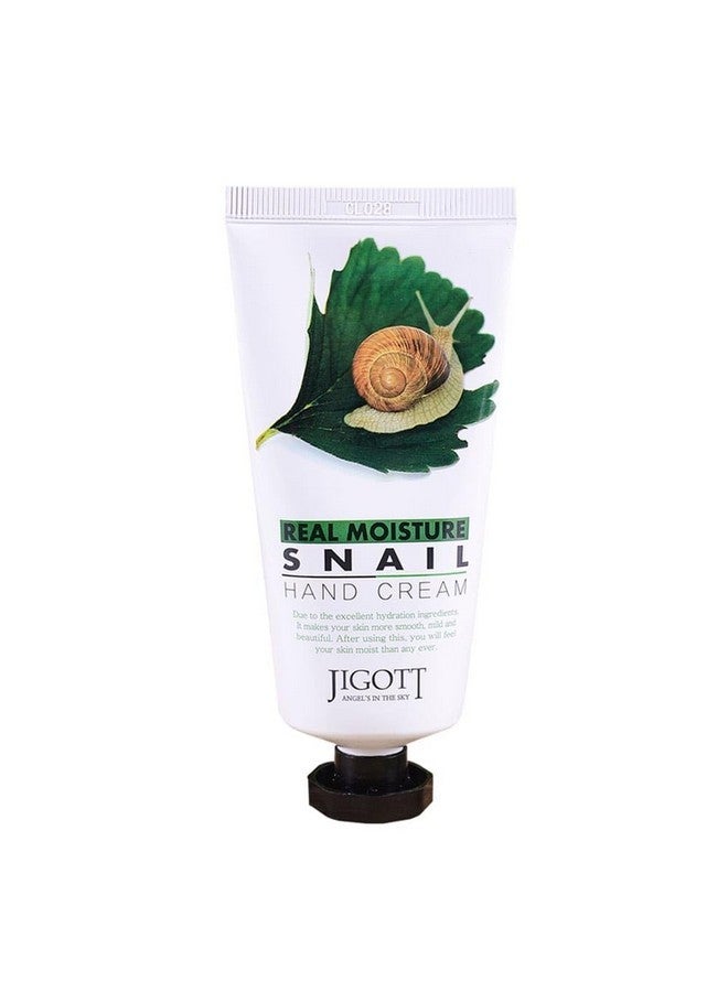 jigott Real Moisture Snail Hand Cream 100Ml/3.38Fl.Oz - Excellent Hydration Hand Cream (Snail) - Image 1
