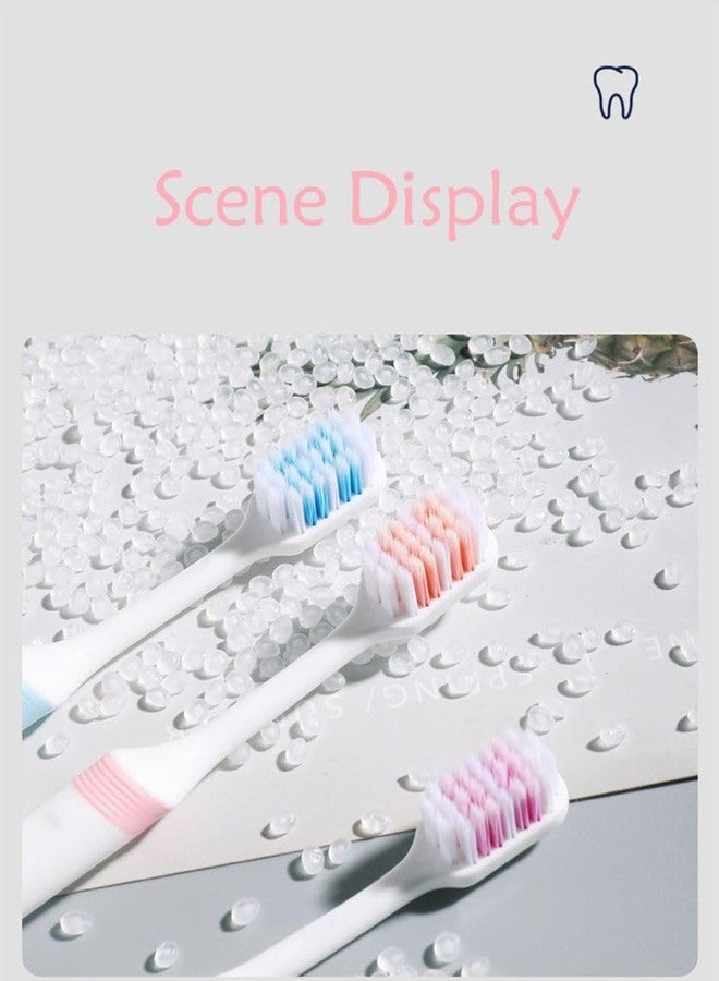 RUJVE 2 In 1 Soft Manual Toothbrush And Tongue Cleaner Scraper For Men And Women, Kids, Adults-Set Of 5 Pcs (Multicolour - Image 2