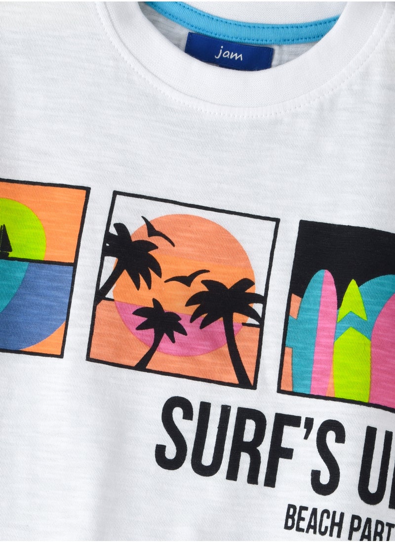 JAM Playful Prints & Comfy Cotton: Boys' Short-Sleeve Tees for Spring & Summer  - Image 3