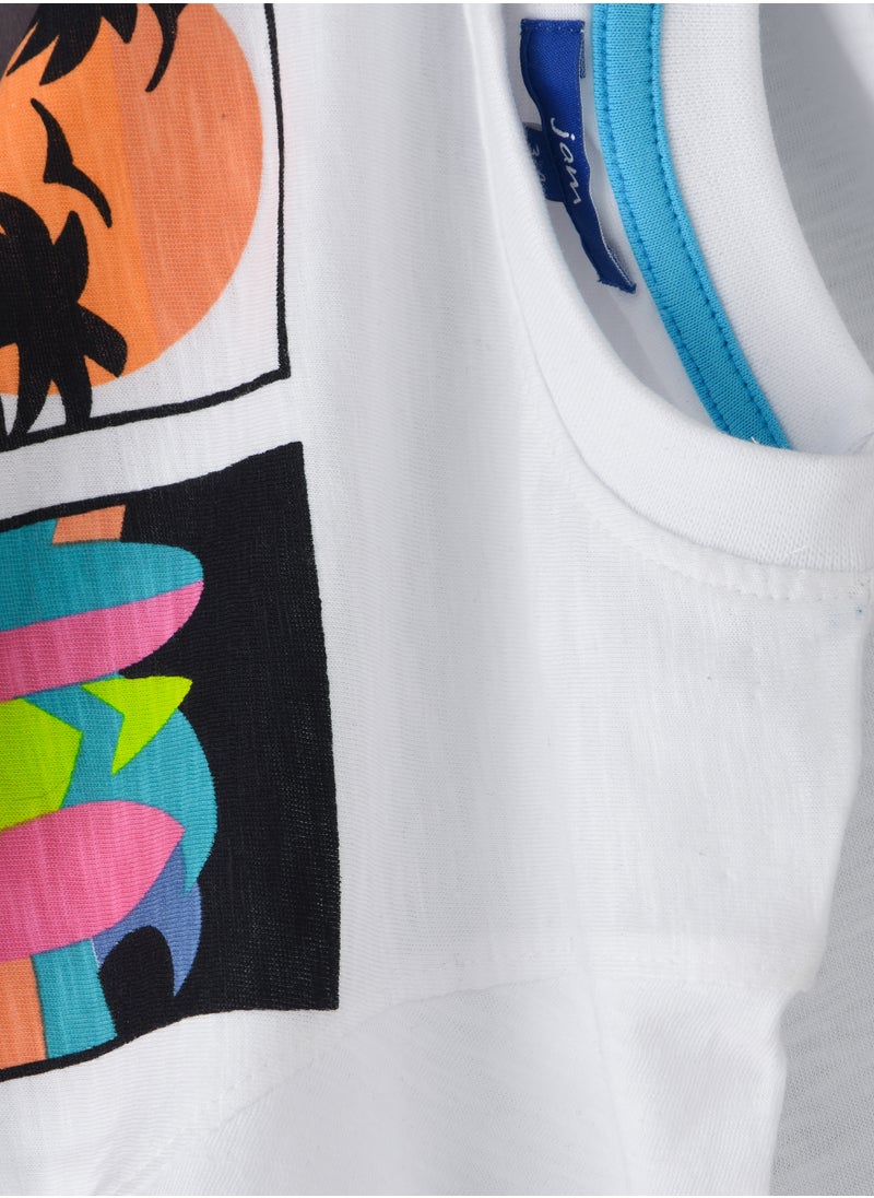 JAM Playful Prints & Comfy Cotton: Boys' Short-Sleeve Tees for Spring & Summer  - Image 4