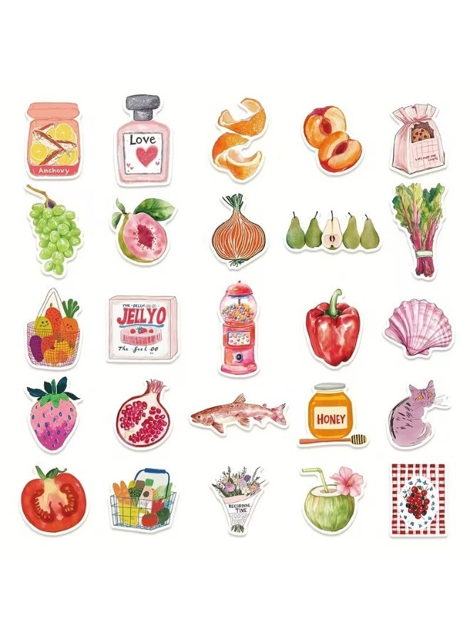 Kandid 50pcs Mediterranean Artistic Stickers – Decorative Decals for Laptop, Scrapbook & Luggage (Mediterranean Art) - Image 4
