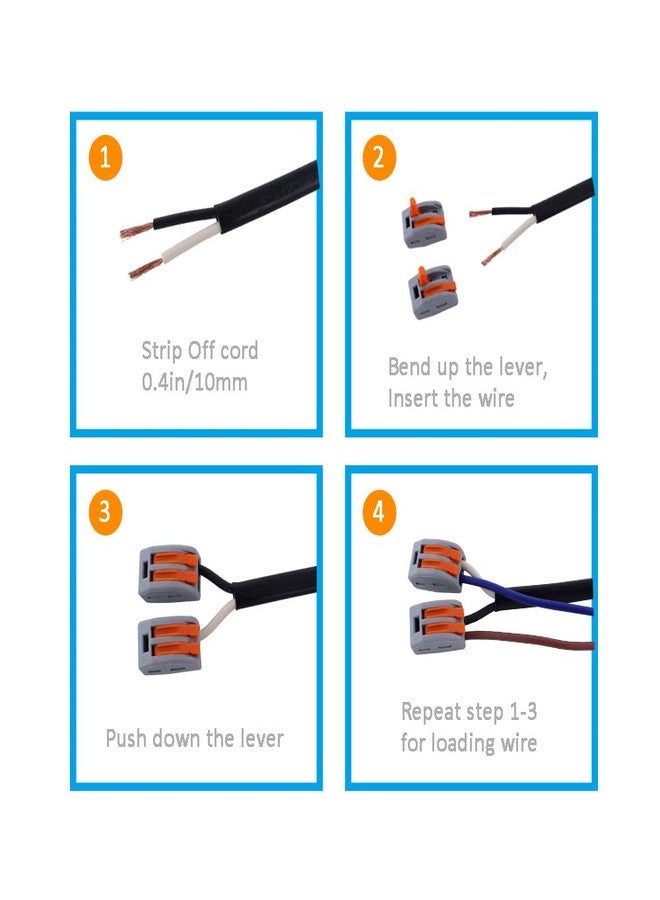 سلك طاقة تيار متردد ثنائي الأطراف 18AWG، سلك طاقة بديل 120 فولت تيار متردد، كابل أسود مستقطب بطول 3 أقدام، سلك طاقة مفتوح الطرف 10 أمبير، كابل مسطح بقدرة 1200 واط عند 120 فولت تيار متردد - Image 4