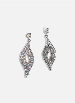 Crystal Bow Drop Earrings - Gold & Silver - pzsku/ZC26448C691FB5F464A44Z/45/_/1731829493/72adb04c-e861-4ea0-8798-2032a828a874