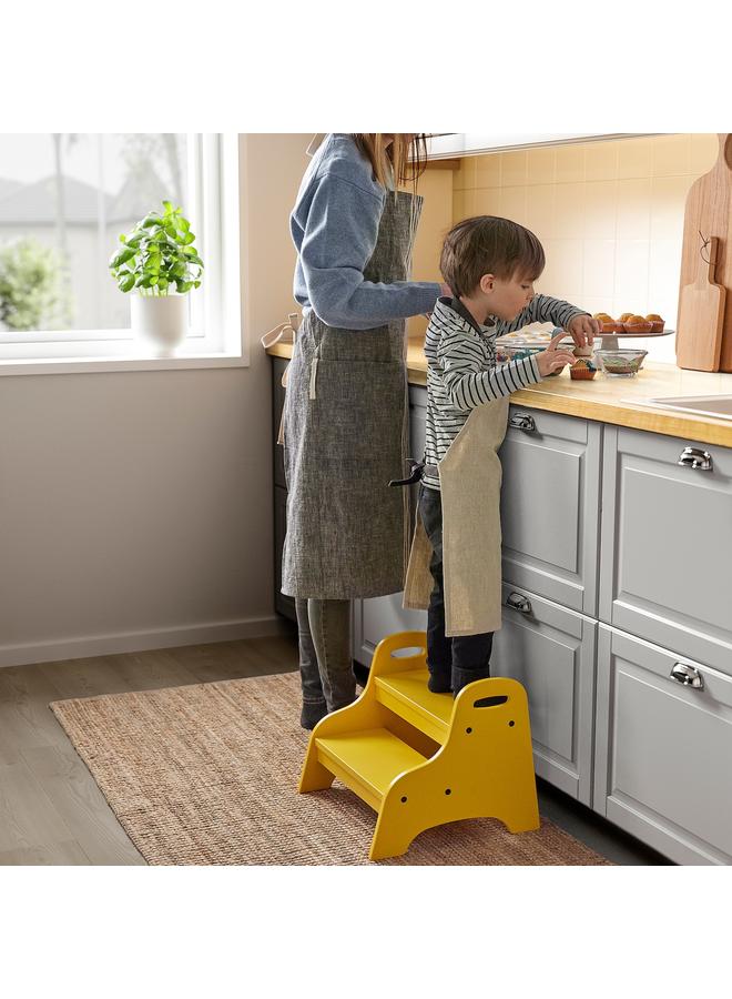 erorex Children'S Step Stool, Yellow, 40X38X33 Cm - Image 2