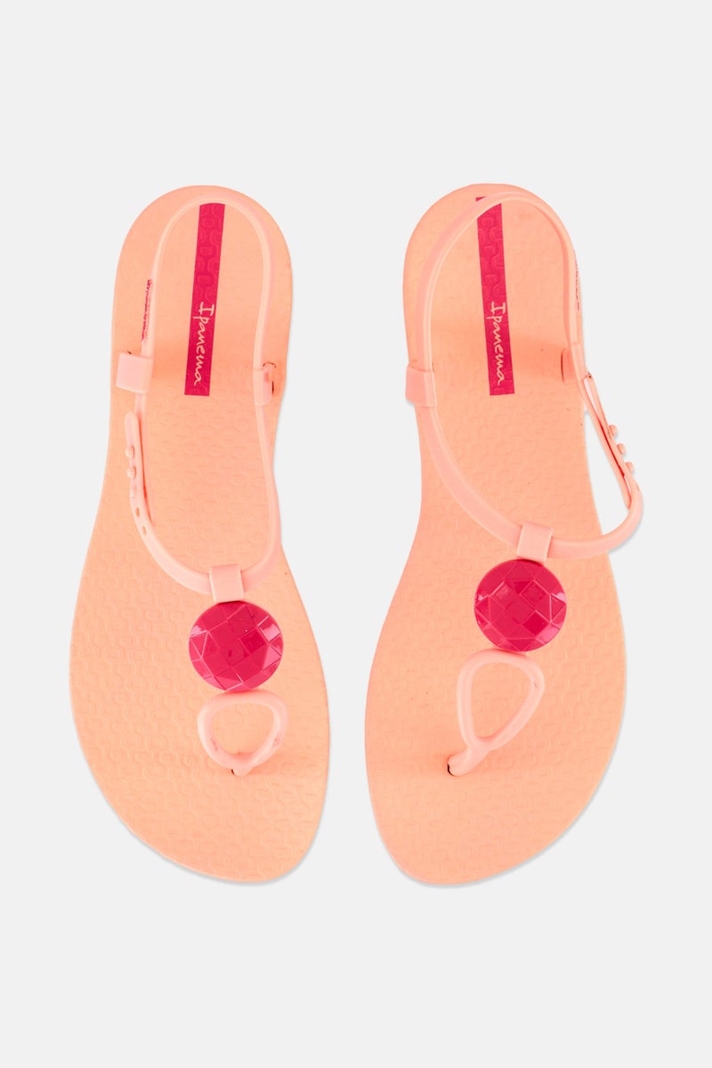 Ipanema Women Class Party Push Button Sandals, Dark Peach - Image 3