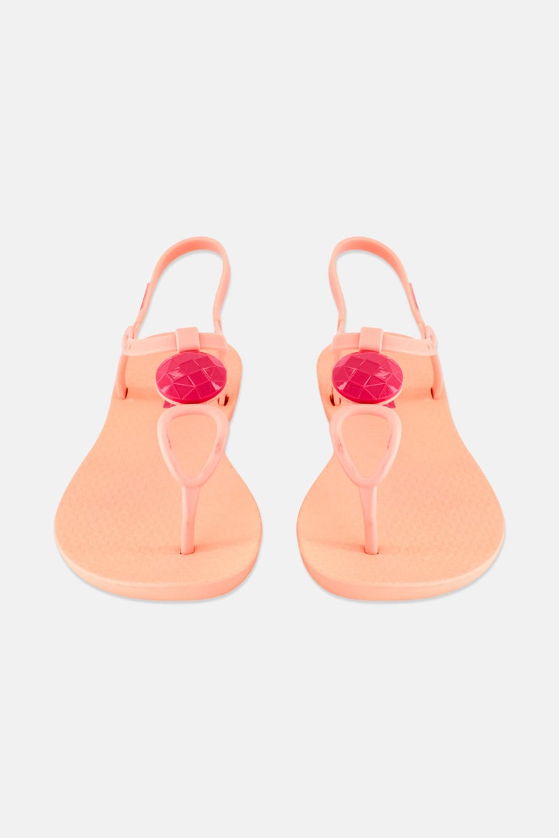 Ipanema Women Class Party Push Button Sandals, Dark Peach - Image 4