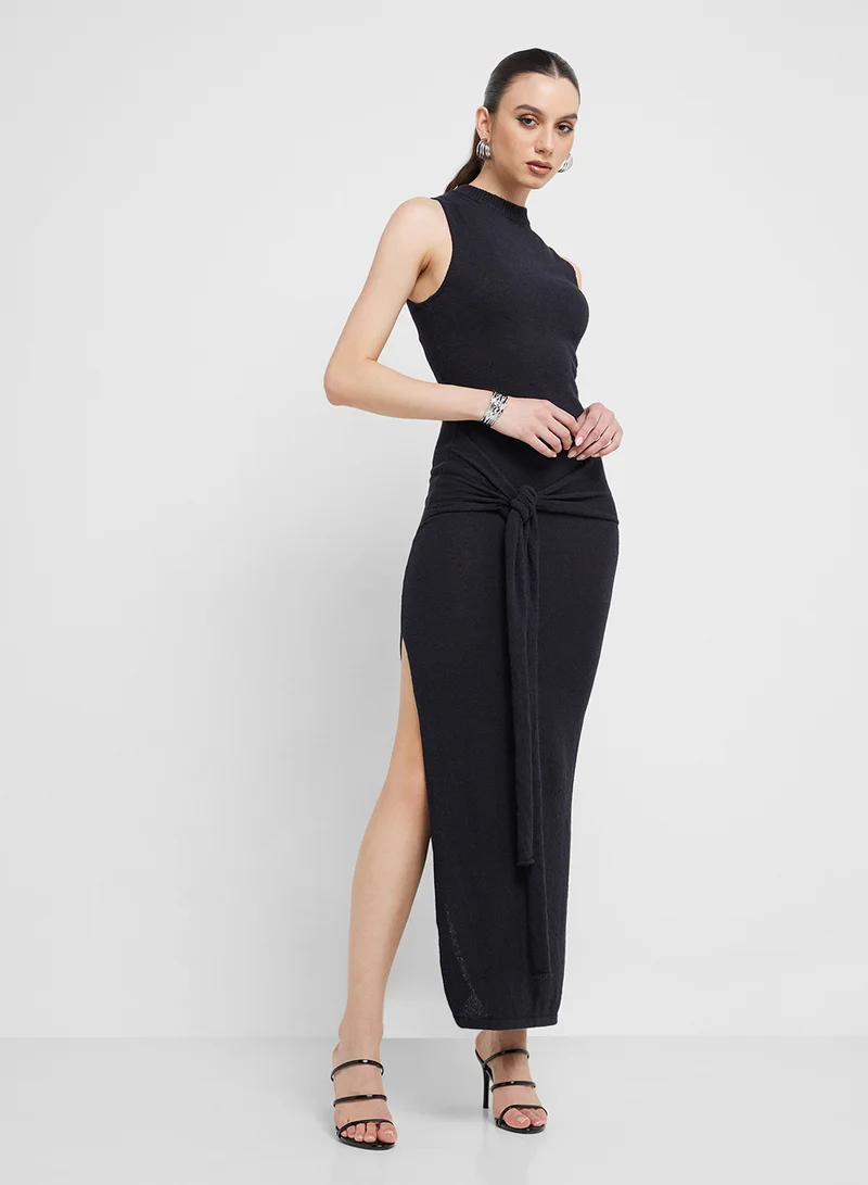 SNDYS Tie-Waist Knit Dress