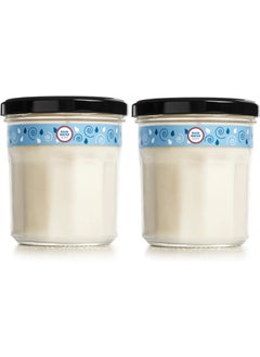 Mrs. Meyer's Clean Day MRS. MEYER'S CLEAN DAY Soy Aromatherapy Candle, 35 Hour Burn Time, Made with Soy Wax and Essential Oils, Rain Water, 7.2 oz - Pack of 2 