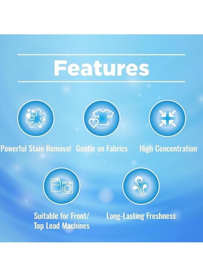 loyal Loyal Powerful Clean Powder Detergent with Long-Lasting Scent and Enzyme Action, Remove Tough Stains, Fresh and Clean Scent (3kg)  - Image 4