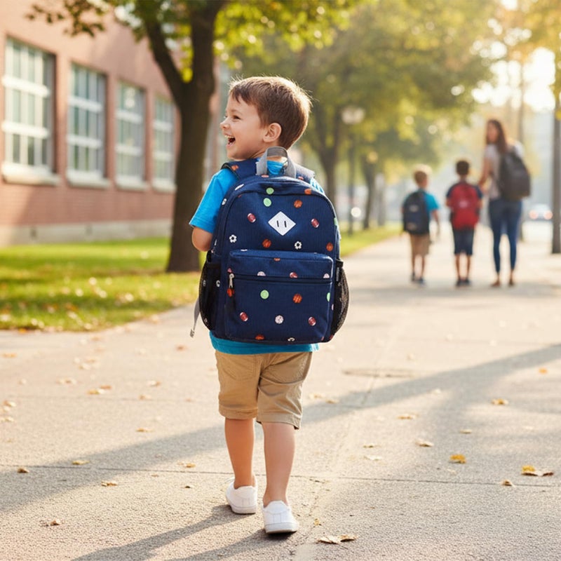STEAMEDBUN Corduroy Toddler Backpack for Boys Girls 2-4, Kids Preschool Backpack for Kindergarten - Image 2