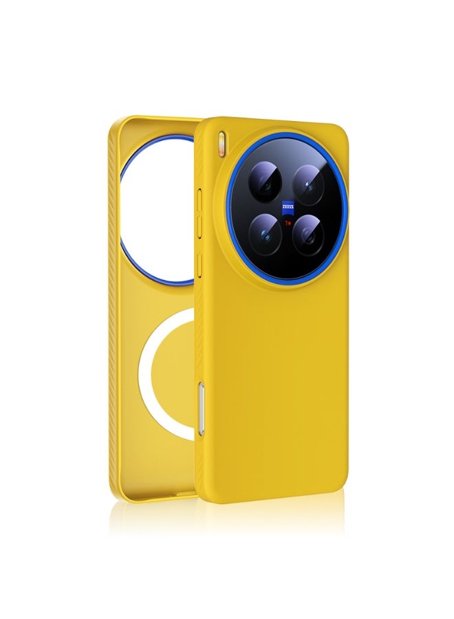 general Magnetic Case Compatible with Vivo X200 Ultra,  Blue Lens Circle Anti-Fingerprint,Slim Fit Shockproof Protective Frosted Hard Shell - Image 1