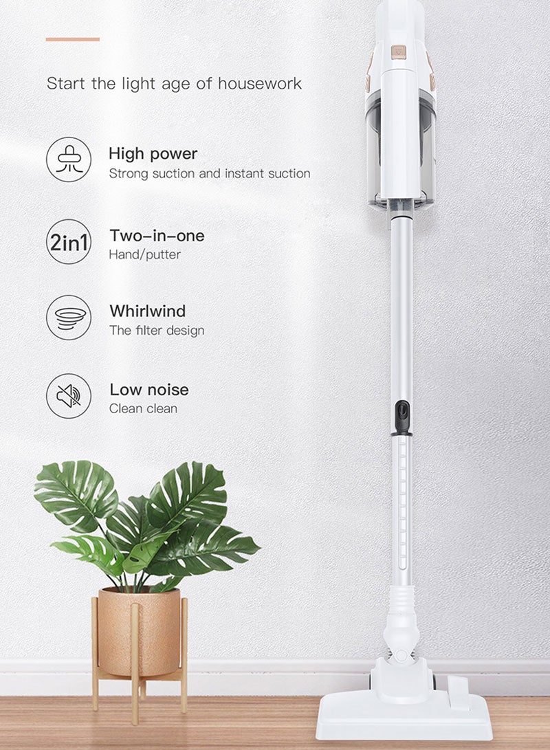 Sharpdo Handheld Electric Wired Household Vacuum Cleaner 500ml 700W SV-1300 White - Image 3