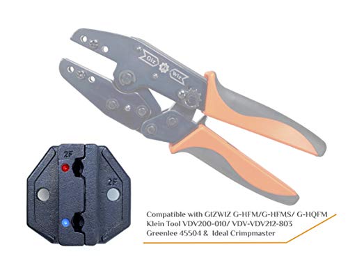 GIZWIZ Interchangeable Crimp Tool Die Sets for Insulated Flag Terminals GD2F - Image 3