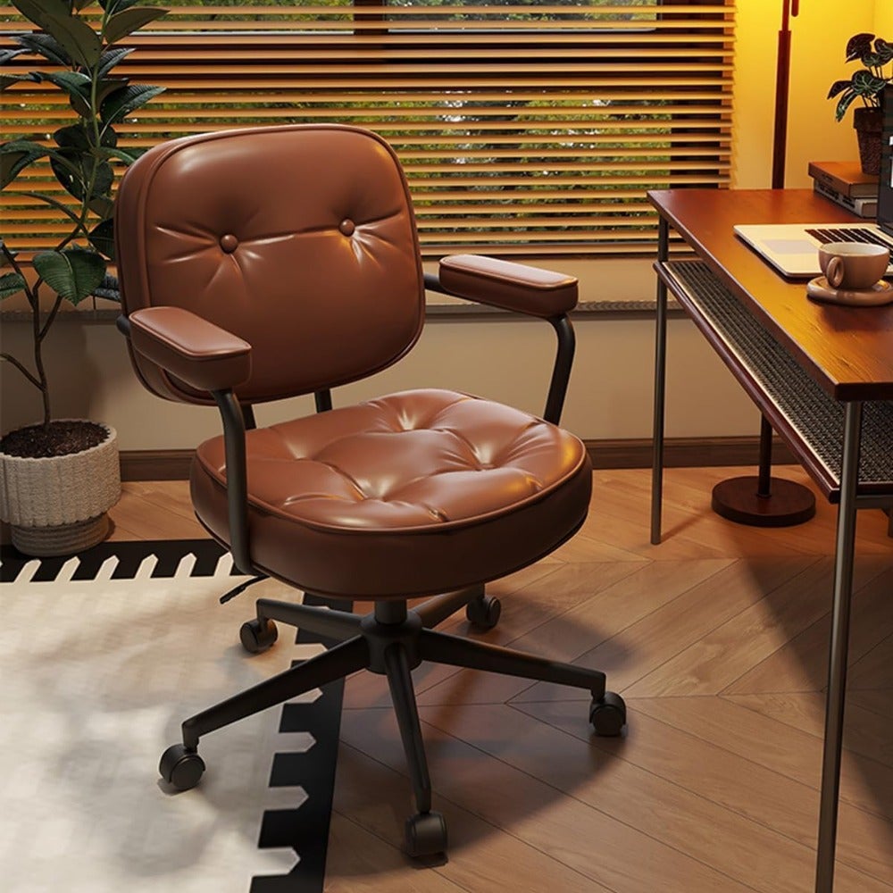 Ergonomic Office Chair - Adjustable Computer Chair with 360-Degree Swivel and Wheels, Modern Home Office Chair for Comfort and Style, Home Office Desk Chair