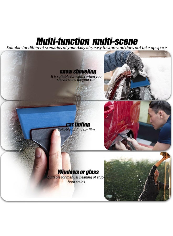 SUNSAR Small Squeegee Car Window Squeegee Silicone Squeegee with Non-Slip Handle for Window Door Bathroom Mirror,Car Wrapping Scraper Tool - Image 5