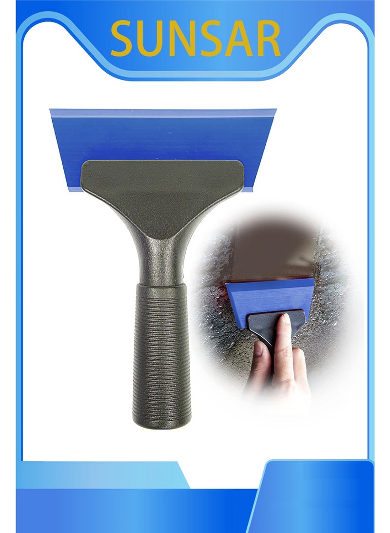 SUNSAR Small Squeegee Car Window Squeegee Silicone Squeegee with Non-Slip Handle for Window Door Bathroom Mirror,Car Wrapping Scraper Tool - Image 1