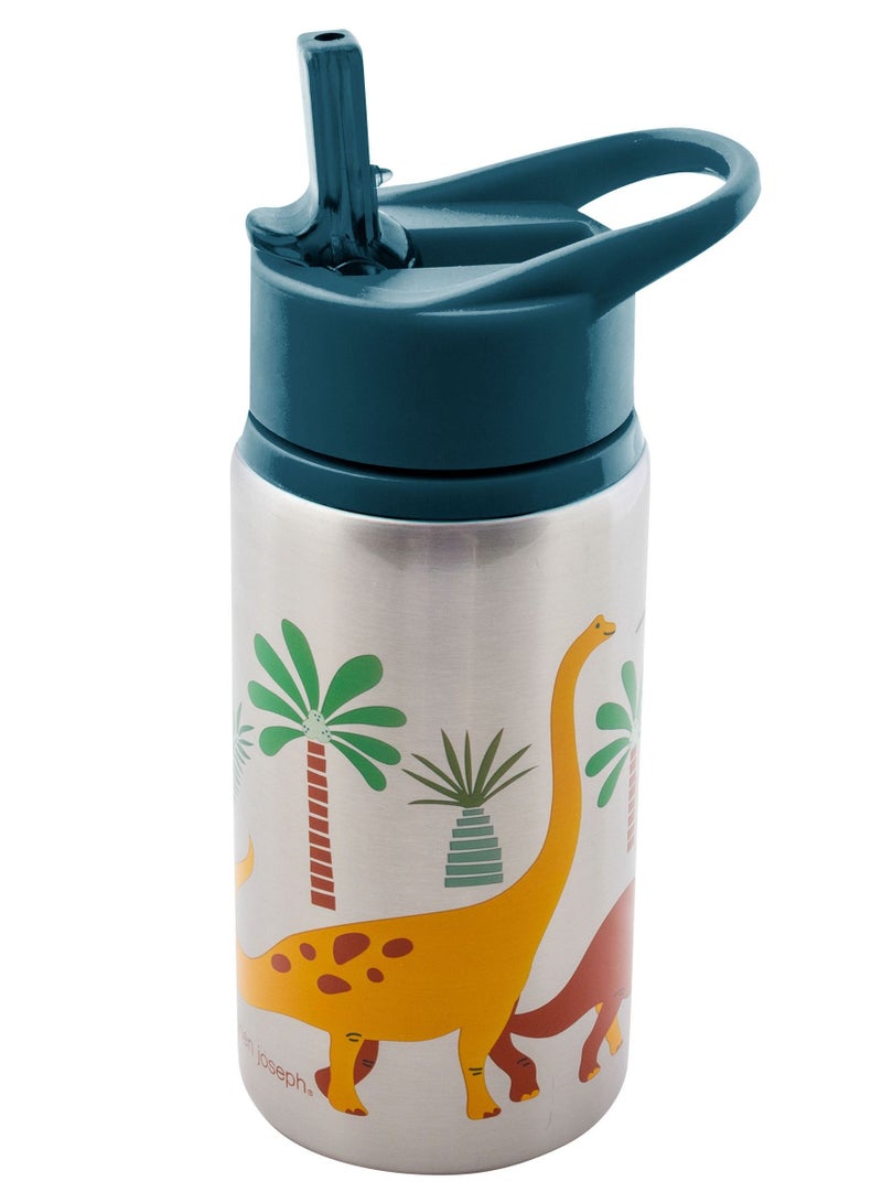 Stephen Joseph Stainess Steel Water Bottle - Dino - Image 1
