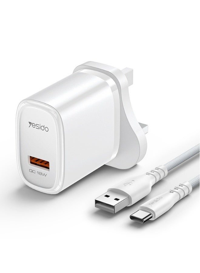 بيوينتي شاحن مدمج ومحمول QC18W لشحن السفر - Image 2