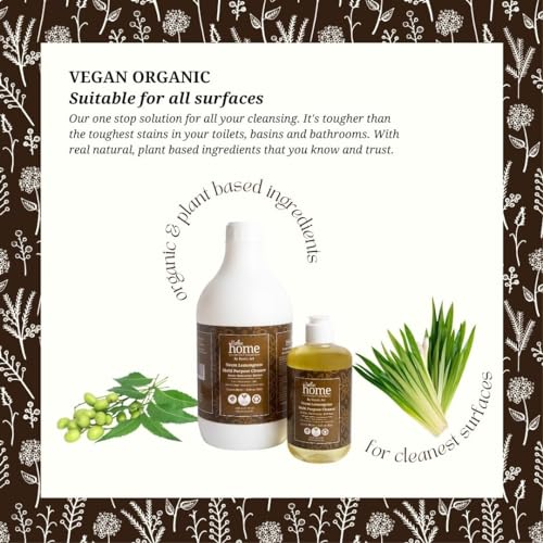 Rustic Art Rustic Home Neem Lemongrass Multipurpose Cleaner | All Purpose Cleaner Power | Hard Stain & Grease Remover | Kitchen Bathroom Floor Safe | 1100 ml - Image 3
