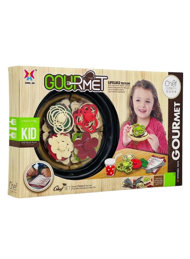 Kitchen Toys For Girls Kids - Gourmet Kitchen Toy Set For Kids