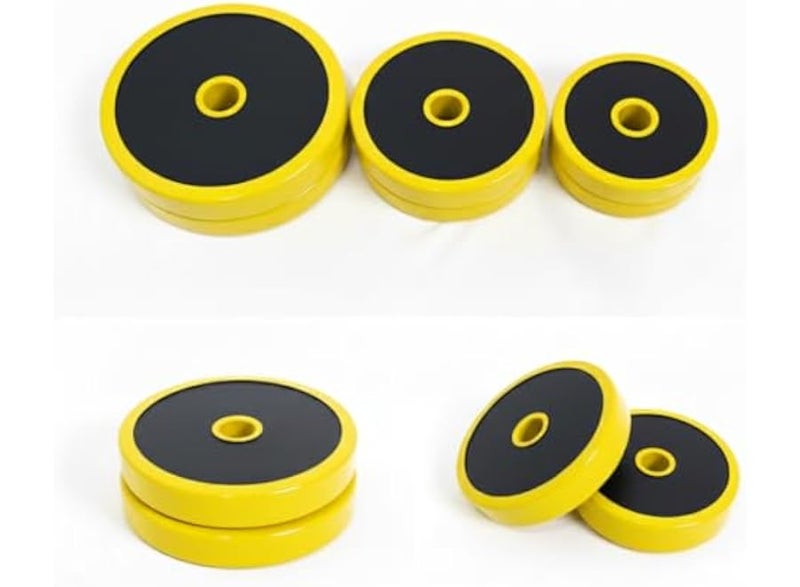 Chrome plated weight disc hoop (plank) for sports use - ideal for weightlifting - standard opening for weightlifting barbell (2 kg) - Image 3
