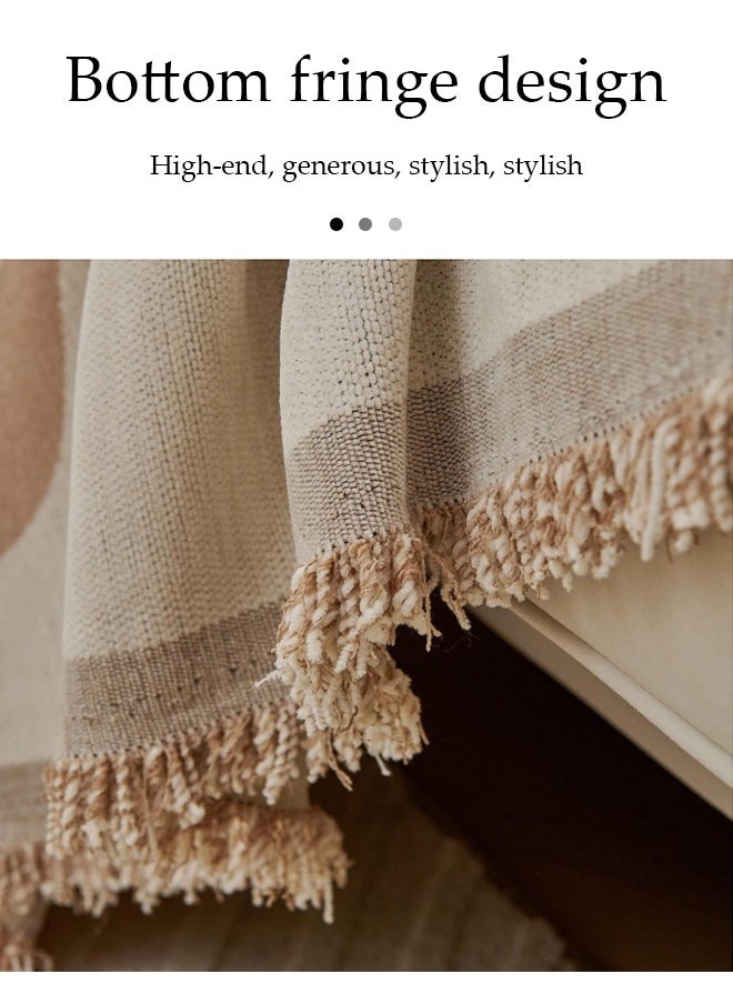DUNISO Sofa Throw Blanket, Chenille tassels sofa blanket，jacquard towel blanket, fully wrapped furniture protective cover, dustproof and anti slip,suitable for all seasons, suitable for double sofa, 180 * 230cm  - Image 5