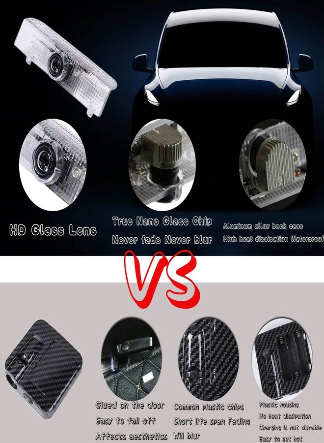 HAOGI Never Fade HD LED Door Light Logo Projector Compatible with NISSAN Series Accessories, 3D LED Ghost Shadow Laser for Altima Maxima Armada Titan Quest Pathfinder Terra (BlueLogo) - Image 3