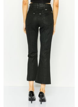 Wrangler Women Slim Fit Washed High Rise No stretchable Jeans, Black  - Image 3