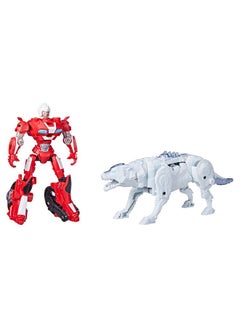 TRANSFORMERS Rise Of The Beasts Movie Beast Alliance Beast Combiners 2 Pack Arcee & Silverfang Toys Ages 6 And Up 5 Inch  - Image 1
