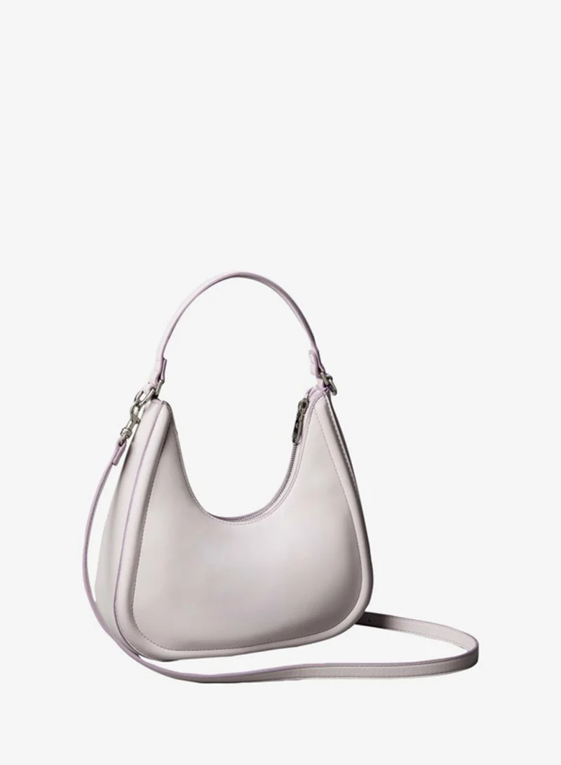 Calvin Klein Embossed Monogram Crescent Bag