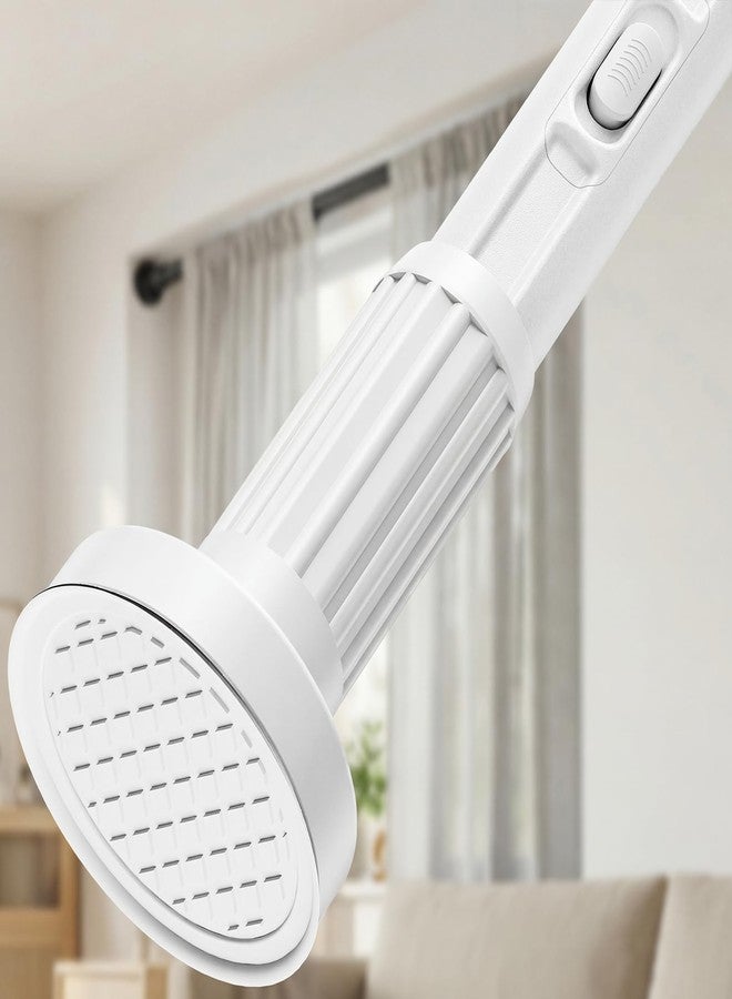 ALLZONE Adjustable Tension Curtain Rod, 40-121 inches, Heavy Duty Curtain Rods No Drilling, Anti-Slip Tension Rod for Window, Shower, Outdoor & Patio, Easy to Install, 1.26In Diameter, White - Image 1