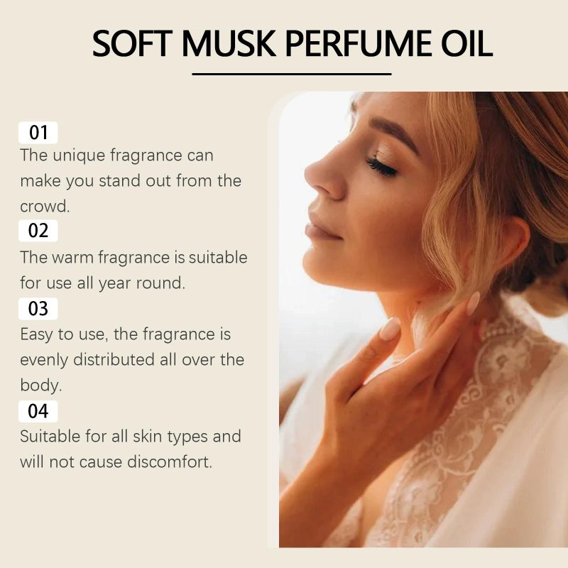 حافظ على العطر الطازج والأنيق، مادة زيت العطر ذات ملمس زيت العطر، أبيض - Image 3