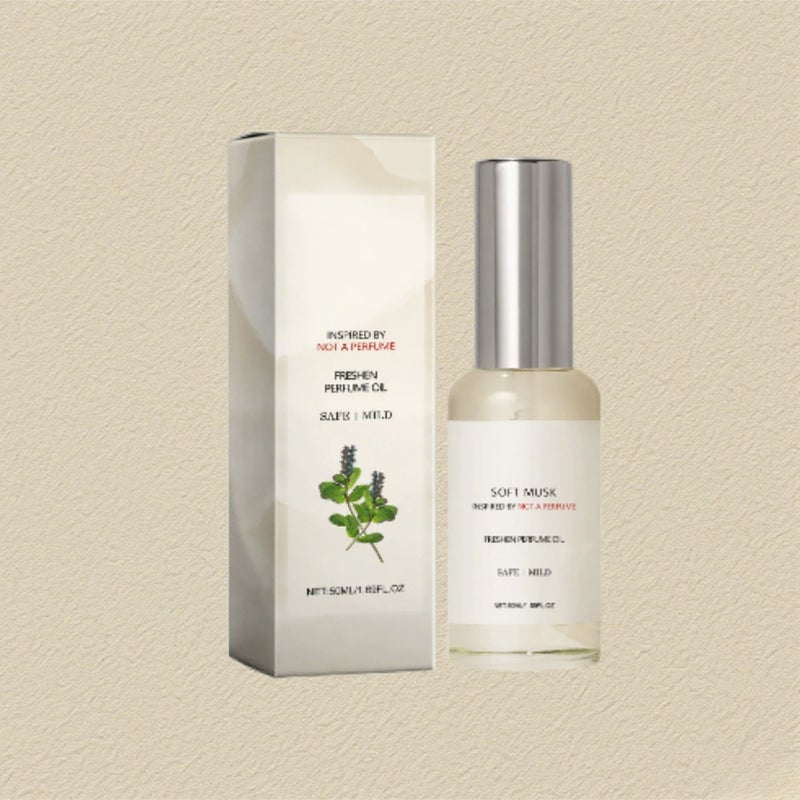 حافظ على العطر الطازج والأنيق، مادة زيت العطر ذات ملمس زيت العطر، أبيض - Image 1