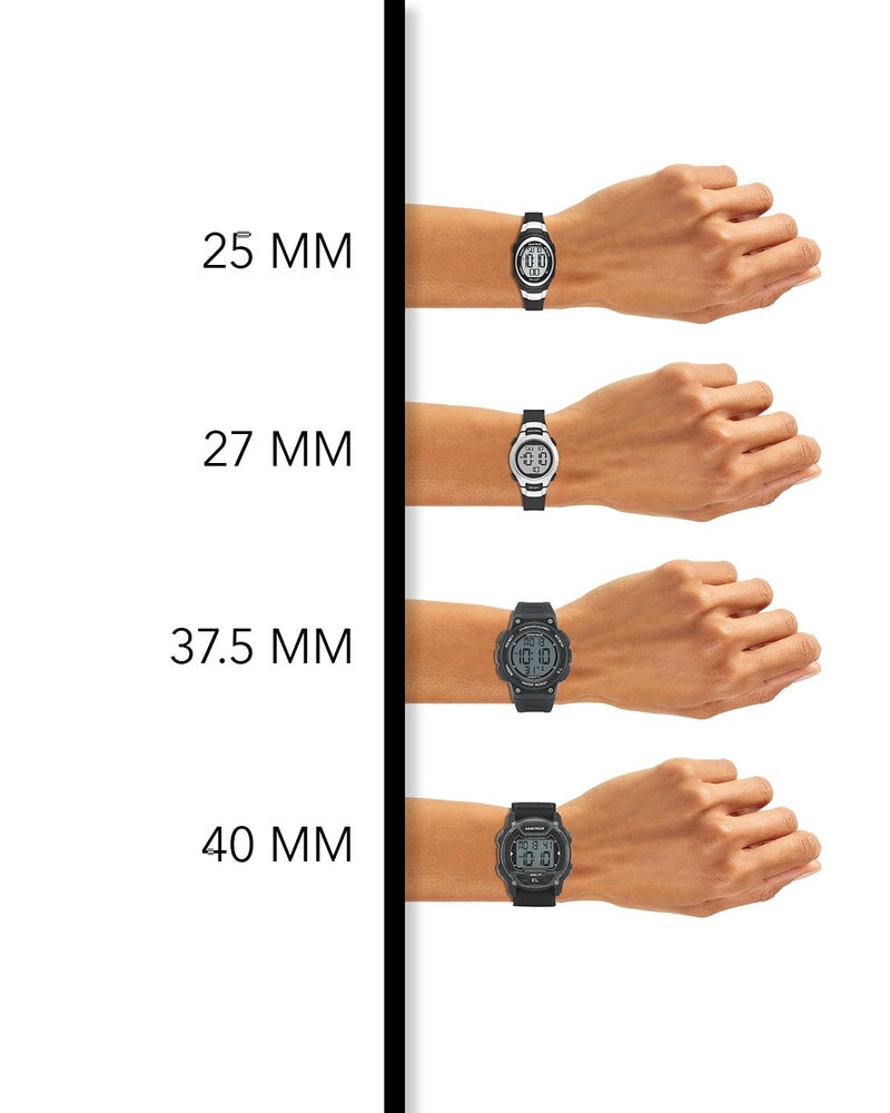 Armitron Sport Women's 25/6418PBH Easy To Read Rose Gold-Tone and Blush Pink Resin Strap Watch - Image 4