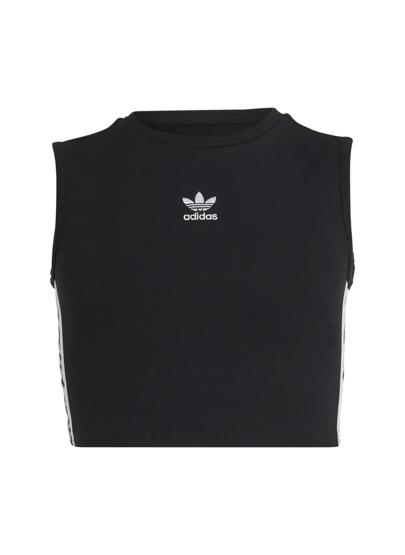 اديداس adidas CROP TANK TOP Black Originals Kids TOPS