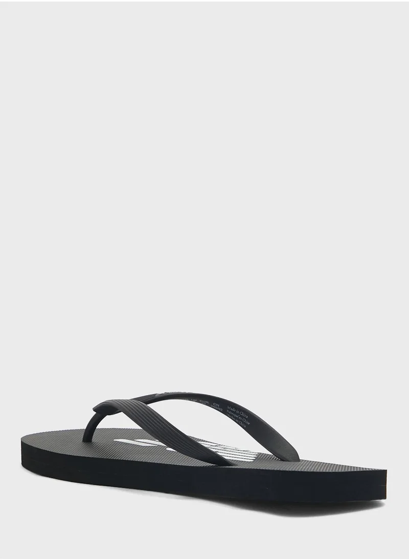 EMPORIO ARMANI Logo Flip Flops