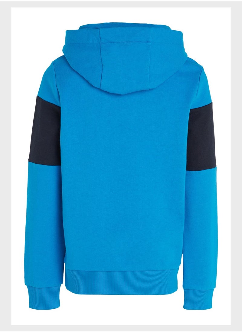 TOMMY HILFIGER - Kids Essential Colorblock Hoodie - Image 1