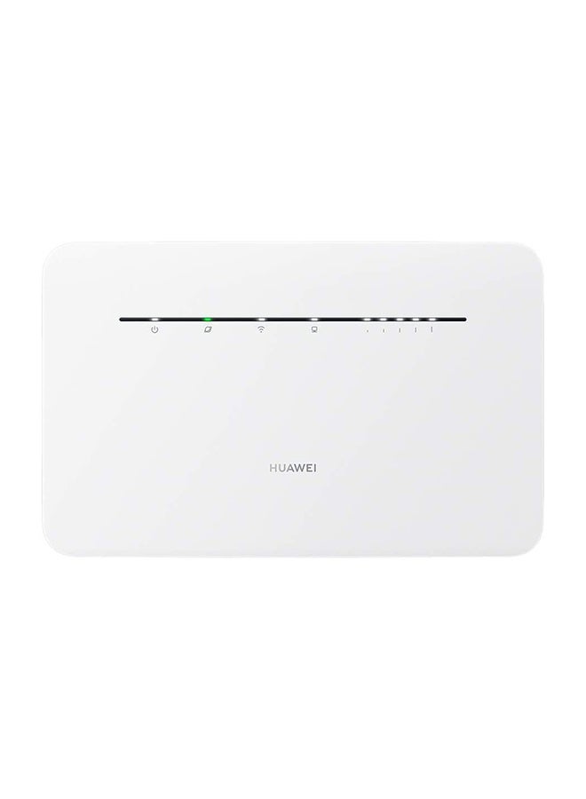 HUAWEI 4G Router 3 Pro Mobile WiFi 4G LTE (CAT.7) Hotspot, Download Speeds upto 300Mbps, Upload Speeds up 100Mbps, Support Dual-Band Wi-Fi Auto-Selection, 4 Gigabit Ethernet Ports, Plug and Play White - Image 1