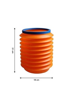 Oblivion Oblivion Compact Folding Plastic Water Container | Foldable Storage Bucket & Dustbin for Home, Car & Kitchen Use – Collapsible Container, Temperature Resistant Easy to Clean and Store -4 Liter  - Image 4