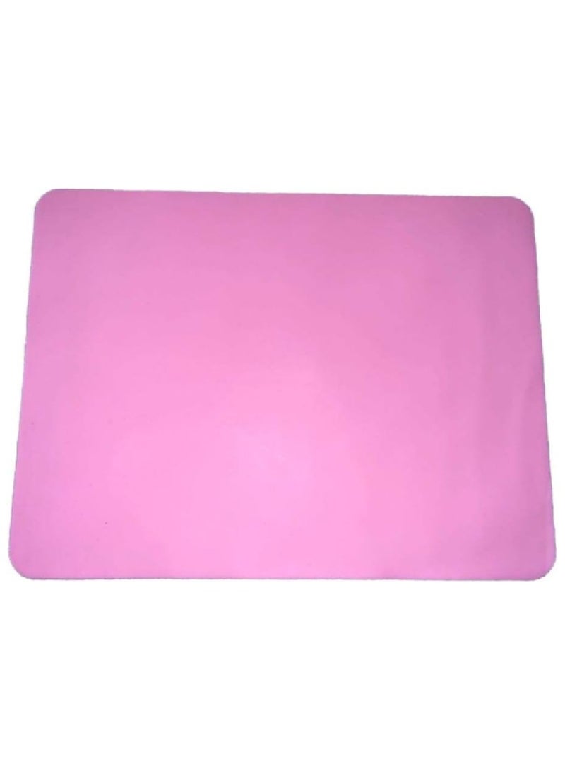 مفرش سيليكون بديل ورق الزبدة وردي  - Image 2