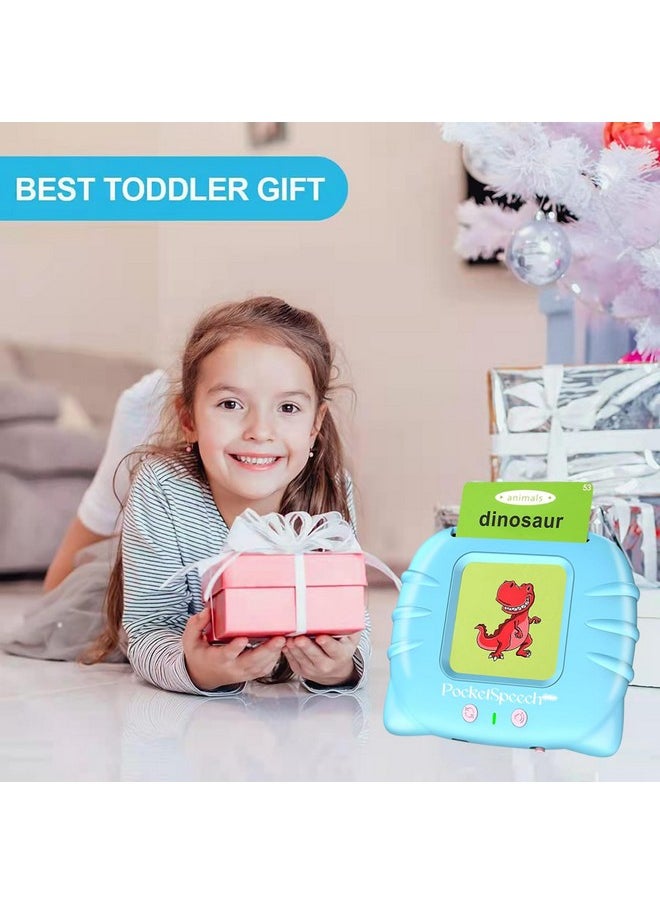 Generic - Pocket Speech™ For Toddlers 224 Sight Word Talking Flash Cards See And Say Speed Up Your Child Learns To Speakspeech Therapy Toys For Age Over 3 (Blue) - Image 1