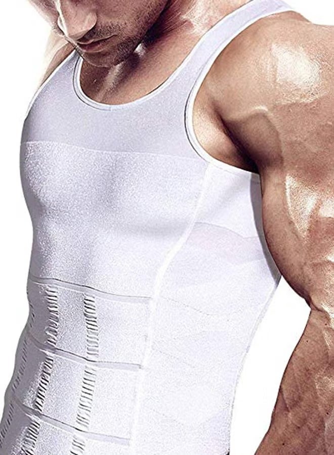 مشد الجسم سليم آند ليفت باللون الأبيض – مقاس متوسط - Image 2