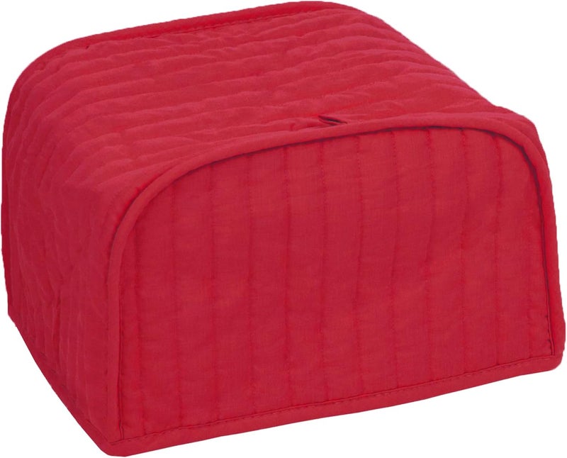Ritz Polyester/Cotton Quilted Two Slice Toaster Appliance Cover, Dust and Fingerprint Protection, Machine Washable, Paprika Red - Image 1
