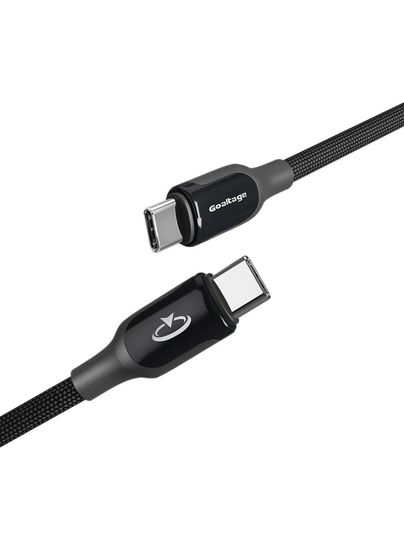 Goaltage CA01 USB-C to USB-C Super-Fast Charging Cable with E-Marker Chip and 480Mbps Data Transfer Functionality  - Image 3